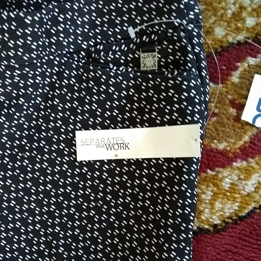 ANNE KLEIN SLIM ANKLE PANTS CAREER STRETCH NWT - Picture 2 of 4